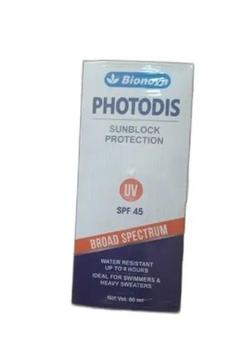 Uv Spf 45 Bionova Photodis Sunblock Protection Lotion