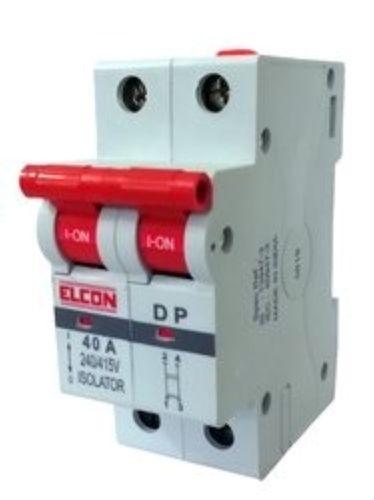 White Wall Mounted Double Phase High Voltage Mcb Circuit Breaker