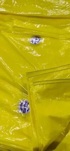 100 GSM Thickness Waterproof Fire Retardant Anti-Static Premium Design HDPE Tarpaulin - Yellow Canopy, Recyclable, Shrink-Resistant Attributes