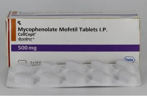 500mg Mycophenolate Mofetil Tablets IP, 5x10 Tablets Blister Pack