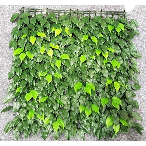 UV Coated Artificial Vertical Mat with Green Leaves - Elen India