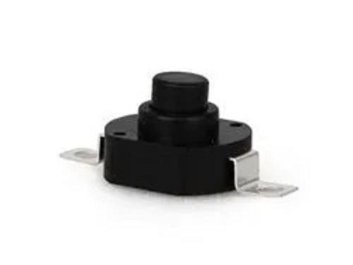 Black Round Electric Shock Proof Contact Resistance Plastic Push Switch