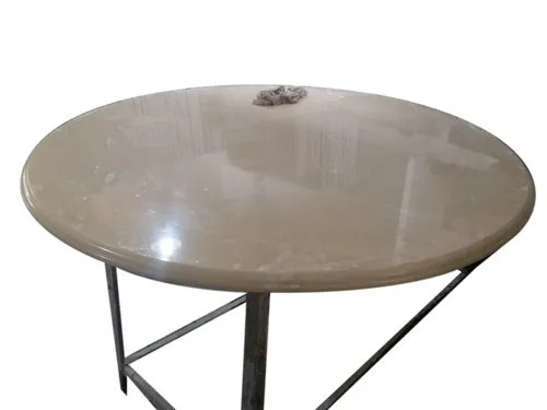 Marble Dining Table Top - Rectangular 18mm Thickness, Elegant Scratch Resistant Finish, Easy to Clean in Grey and Dark Blue