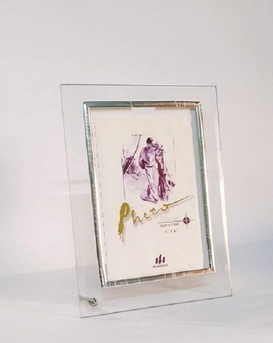 Transparent Glass Photo Frame