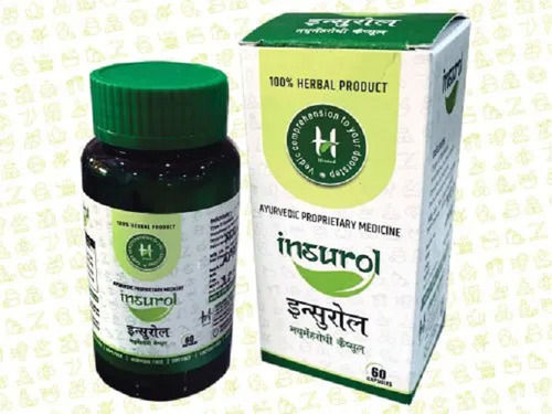 Insurol 100% Ayurvedic Anti-diabetic Capsules With Sweet Clove And Madhunashini