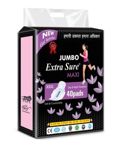 Pure Hygiene Cottony Extra Glue Light Weight All Time Comfort Jumbo Sanitary Napkin