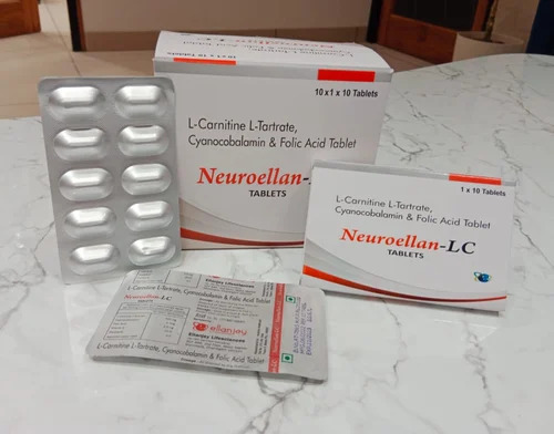 NEUROELLEN -LC L-Carnitine L-Tartrate Methylcobalamin And Folic Acid Tablets
