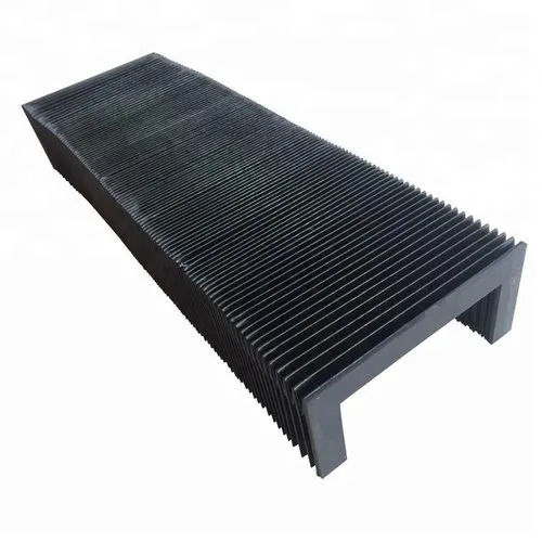 High Quality Black Rectangular Rubber Bellows For Industrial Use