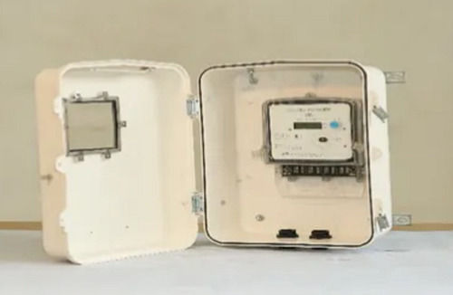 Cream Smc Three Phase Meter Box For Electric Industry Use