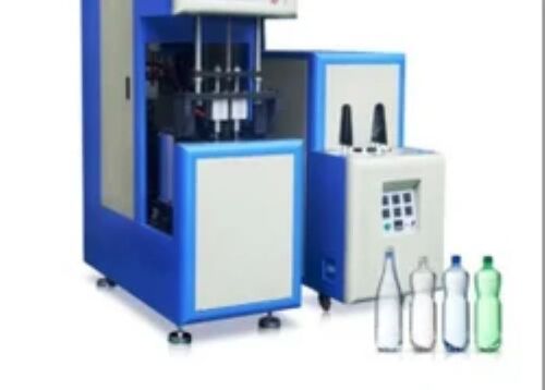 Two Cavity Easily Operated Power Efficient Semi Automatic Pet Bottle Blowing Machine