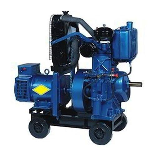 Blue 7 Kva 230 To 440 V Recoil Start Air Cooled Diesel Engine Single Phase Generator