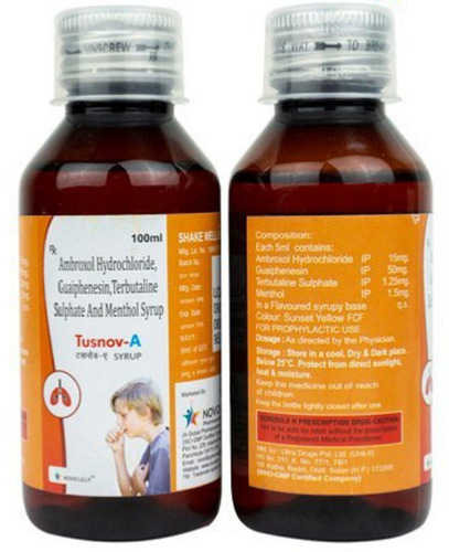 Ambroxol & Guaifenesin Syrup - 100ml Bottle | Wet Cough Relief, Prescription Use, Suitable For Adults