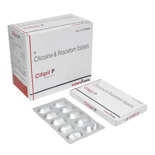 Citicoline 500 mg And Piracetam Ip 400 mg Tablets