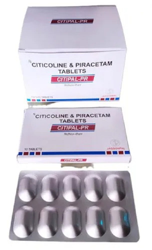 Citipal-Pr Citicoline And Piracetam Tablet, 10x1x10 Alu Alu