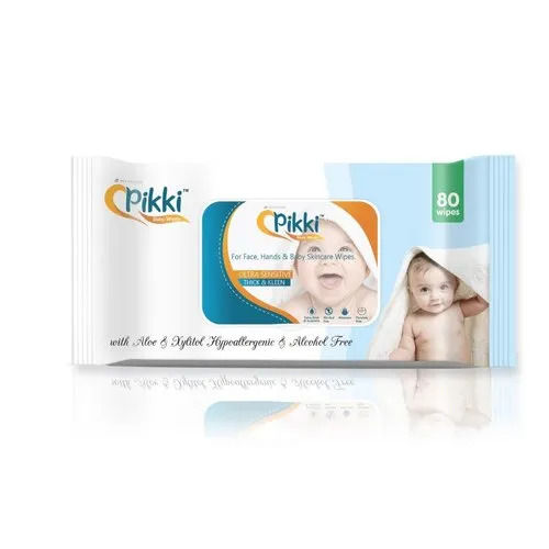 Enriched With Aloe Vera Extracts Extra Thick And Moisture Baby Premium Wet Wipes