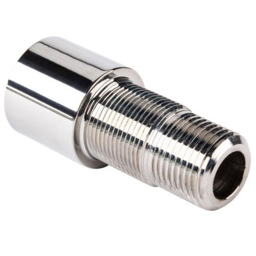 Glossy Finish Strong Durable Silver Brass Extension Nipples For Pipe Fitting Height: 20 Millimeter (Mm)