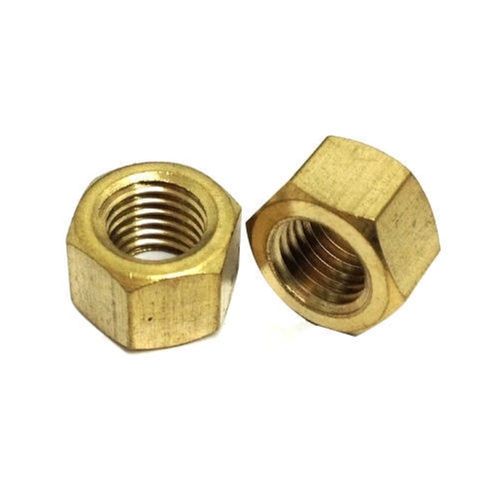 Golden Glossy Heat Resistance Hexagon Head Brass Hex Nut For Anchor Shackles And Bolts