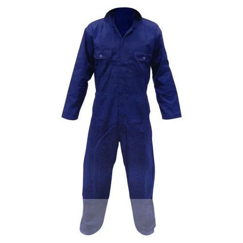 Men's Workwear 100% Plain Cotton Basic Coverall Boiler Suit for Industrial Use