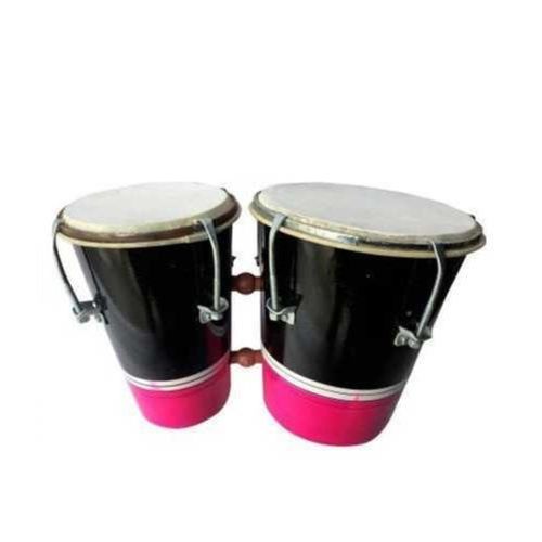 Multi Color Non Electric Soft Round Manual Wood Musical Bongo Drum For Concert