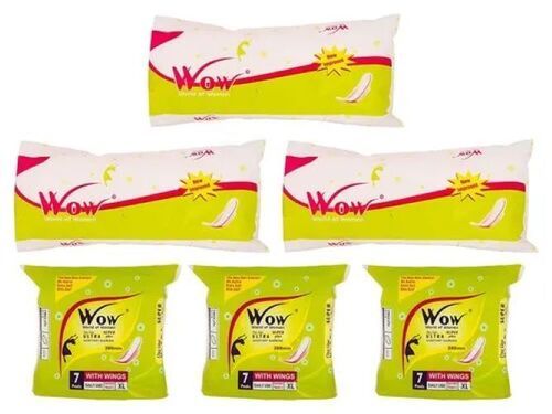 Pack Of 03 Each Combo Of Ultra Super Plus And Regular Straight Sanitary Napkin