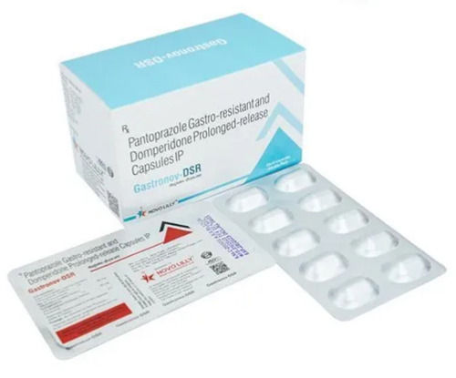 Pantoprazole Gastro- Resistant And Domperidone Prolonged- Release Capsules, 10x10 Tablets Blister Pack
