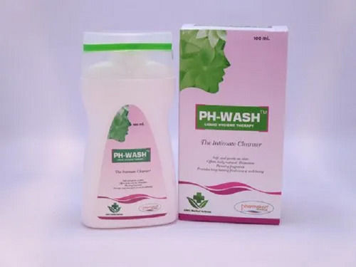 PH-Wash Intimate Hygiene Liquid Wash pH Balanced, Gentle And Safe, 100 ML