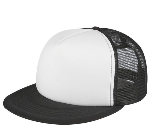 Plain Pattern Net And Cotton Fabric Multi Color Trucker Cap