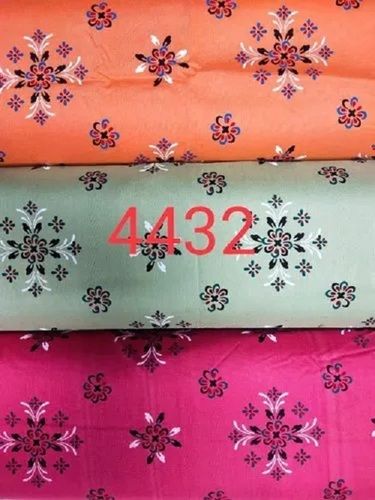 58 Inch Width Printed Rayon Fabric For Making Womens Garment