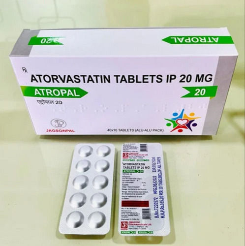 Atropal Atorvastatin 20 MG Tablets, 40x10 Alu Alu