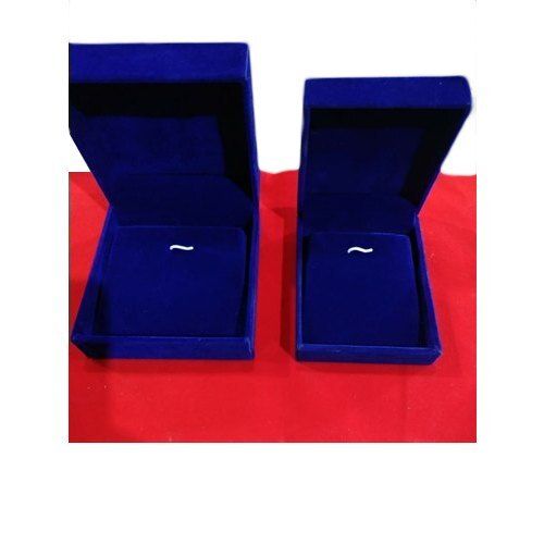 Blue Velvet Jewellery Box For Packaging Use