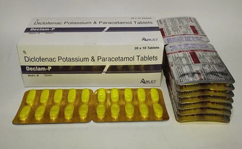 Diclofenac Sodium And Paracetamol Tablets - Prescription Use Only , Effective Pain Relief for Adults in Hospitals and Clinics