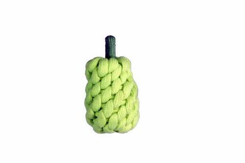 Dog Chew Rope Toy With Cotton Fabrics And Normal Wash, Green Color