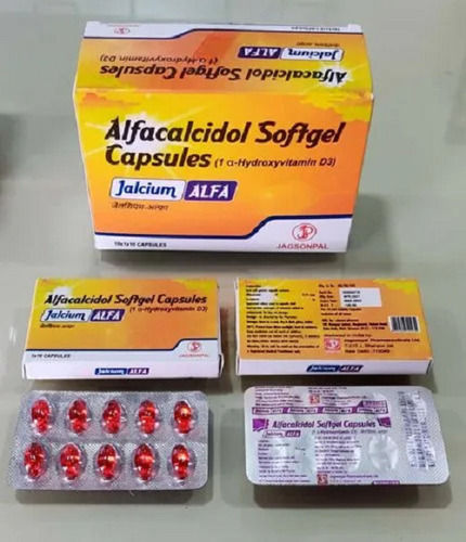 Jalcium Alfa Alfacalcidol Hydroxyvitamin D3 Softgel Capsule, 1x10 Blister