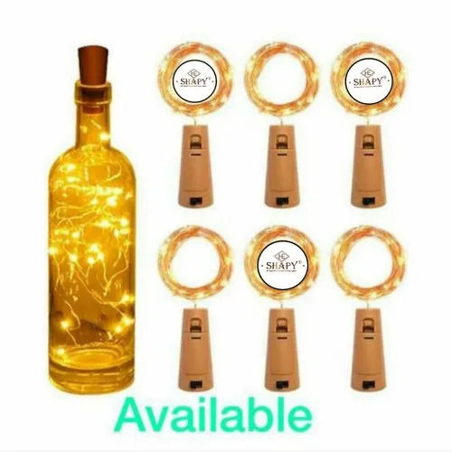 Led Warm White Cork Bottle String Lights For Decoration