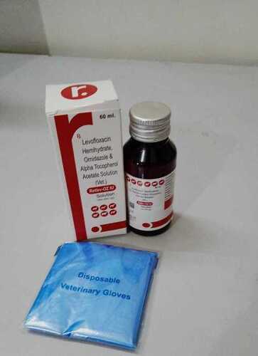 Levofloxacin Hemhydrate, Omidazole & Alpha Tocopherol Acetate Solution
