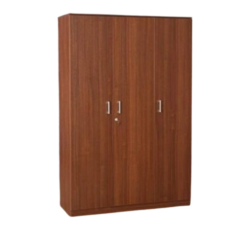 3.5 X 6 Feet Rectangular Lockable Termite Proof Polished Wooden Wardrobe