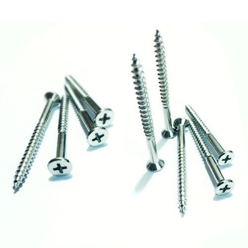 3mm Dia and 2 Inch Length Half Threaded SS304 Stainless Steel Wood Screw