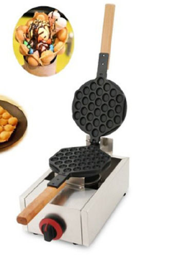 Electric Stainless Steel Gas Bubble Waffle Maker For Restaurant