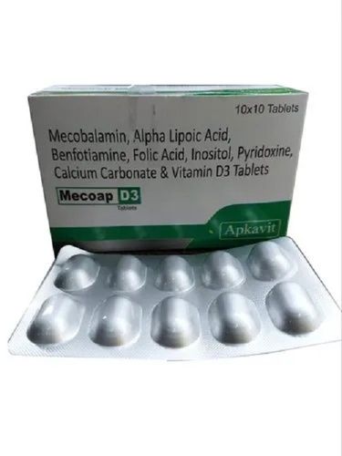 Mecoap-d3 Tablets (Pack Size 10x10 Tablets)