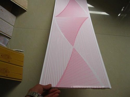 Pink Color PVC Wall and Ceiling Panel