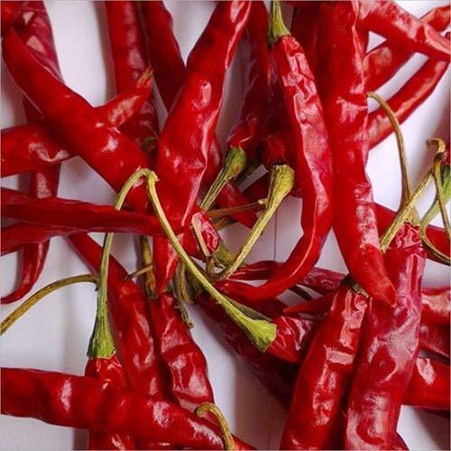 Spicy Natural Taste Chemical Free No Artificial Color Thick Dried Teja Red Chilli