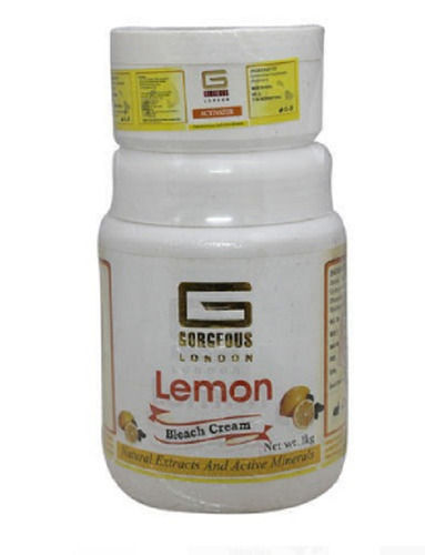 1 Kilogram Natural Extracts And Active Minerals Lemon Face Bleach Cream Color Code: Yellow