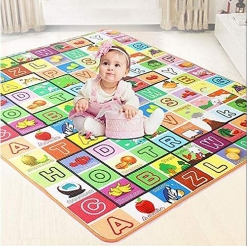 4x6 Feet Multicolor Double Sided Waterproof Foam Baby Play Floor Mat