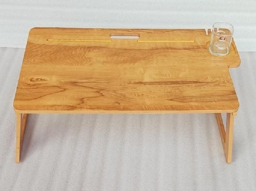 60L x 40W cm Work From Home MDF Wood and Mild Steel Folding Table