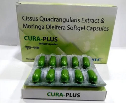 Cissus Quadrangularis Extract & Moringa Oleifera Softgel Capsules, 10*1*10 Capsules Blister Pack