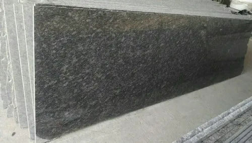 Rectangular Steel Grey Granite Slabs For Flooring And Countertops