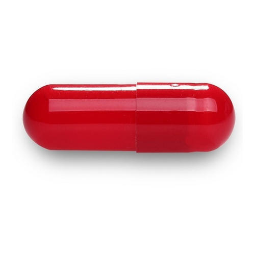 Red Empty Gelatin Capsule For Pharmaceutical, Loose Packaging