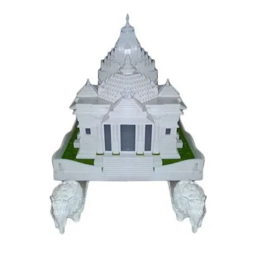 Religious White Marble Mandir