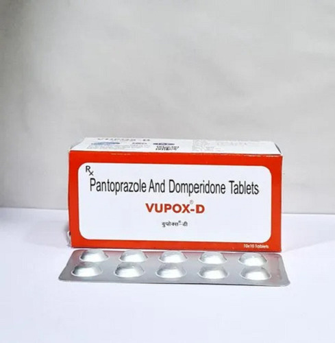 Vupox-D Pantoprazole And Domperidone Tablets, 10x10 Alu Au
