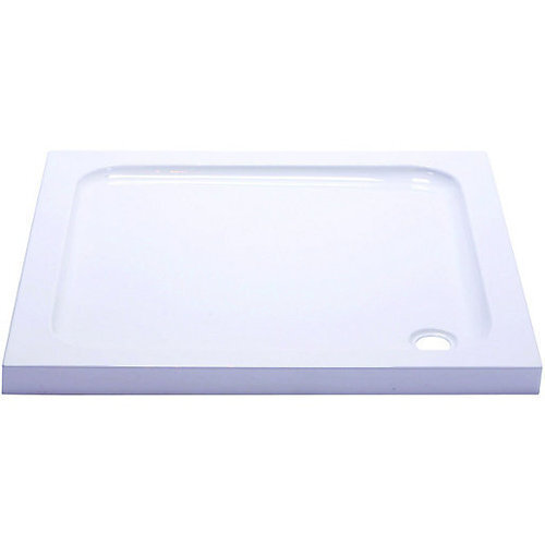 12 Kg White Rectangle Shape Acrylic Fiber Shower Tray at Best Price in
